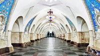 Stasiun Metro Taganskaya. Stasiun yang dibuka pada 1950 itu berlokasi di disktrik Tagansky. Ist/David Burdeny.