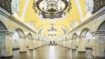 Cantiknya Stasiun Kereta Bawah Tanah Rusia