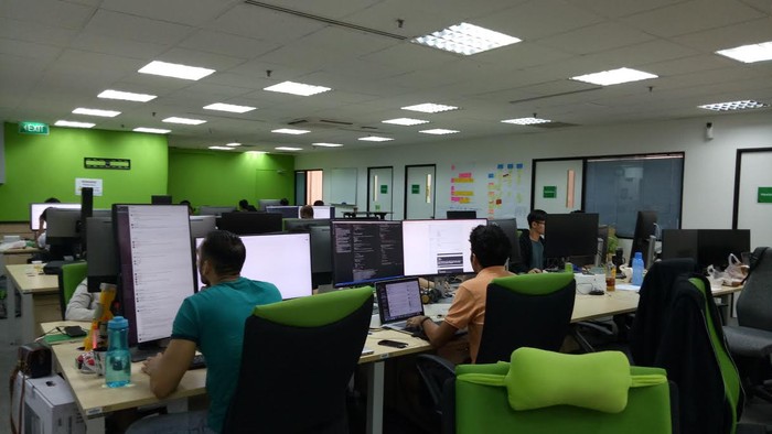 Kantor Grab di SIngapura. Foto: Nathania/detik Kantor Grab di SIngapura. Foto: Nathania/detik