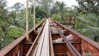 Jalur kereta yang dibangun pada 1943-1944 itu telah mati. Pool/KAI.