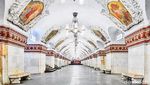 Cantiknya Stasiun Kereta Bawah Tanah Rusia