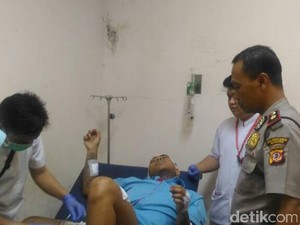 Andi Luka Serius Setelah Dibacok Golok dan Celurit