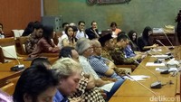 Giring juga pernah ke DPR membahas soal perlindungan hak cipta. Foto: Gibran Maulana Ibrahim/detikcom