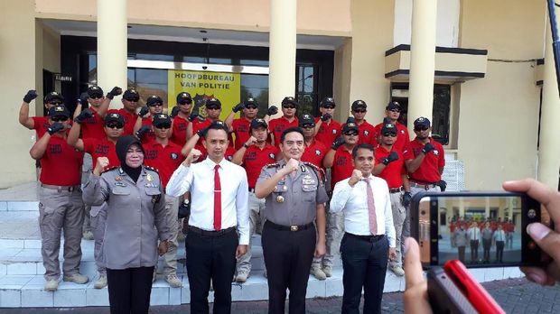 Tim Anti Bandit memberikan rasa aman kepada warga Surabaya