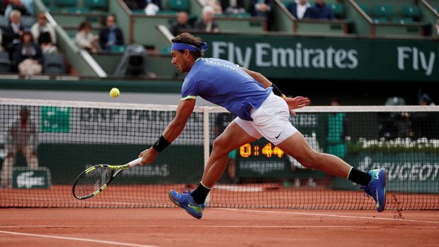 Rafael Nadal maju ke semifinal Prancis Terbuka 2017