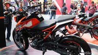 KTM Duke 250 juga diluncurkan di PRJ Kemayoran, Jakarta.