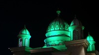 Warna-warni cahayanya berasal dari alat khusus yang dibeli dari China (Afif Farhan/detikTravel)