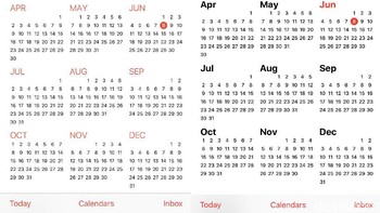 Aplikasi Calender di iOS 11 mengalami penyegaran. Foto: detikINET/Adi Fida Rahman