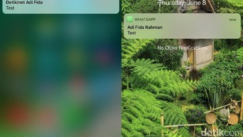 Perbedaan ketika kita men-scroll dari atas ke bawah. Foto: detikINET/Adi Fida Rahman