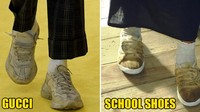 Kemudian netter ramai-ramai mengolok-olok desain sepatu itu mirip sepatu murah anak sekolah yang dekil. Ini bukan Gucci, ini sepatu tak cuci, celoteh seorang netizen. Foto: dok. Streetwear/Vouge/Gucci
