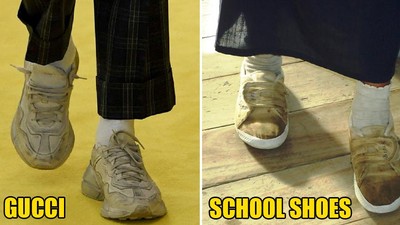 Sneakers Mahal Terbaru Gucci Dicela Jelek Bak Sepatu Dekil Anak Sekolah