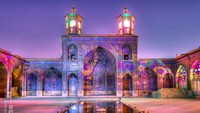 Begini penampakan Masjid Nasir ol Molk di Iran. Pool/Ramin Rahmani Nejad.