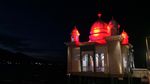 Foto: Masjid Terapung Palu dengan Cahaya 7 Warna Sebelum Kena Tsunami