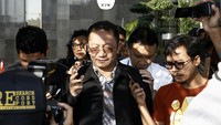Plt Dirjen Pembangunan dan Pemberdayaan Masyarakat Desa (PPMD) Kemendes PDTT Taufik Madjid diperiksa sebagai saksi untuk Irjen Kemendes PDTT Sugito.