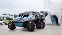 Mobil konsep ini didesain untuk bisa berjalan di permukaan Mars yang sangat ekstrim. Mobil konsep ini didesain untuk bisa berjalan di permukaan Mars yang sangat ekstrim.