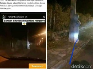 Ini Kronologi Penampakan Pocong Palsu di Surabaya yang Viral