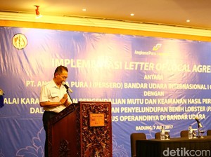Bandara Ngurah Rai Cegah Penyelundupan Hasil Laut