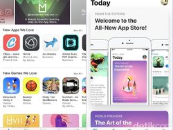 Perbandingan Tampilan iOS 10 dan iOS 11