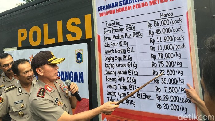 Polda Metro dan Bulog Gelar Operasi Pasar di DKI Jakarta