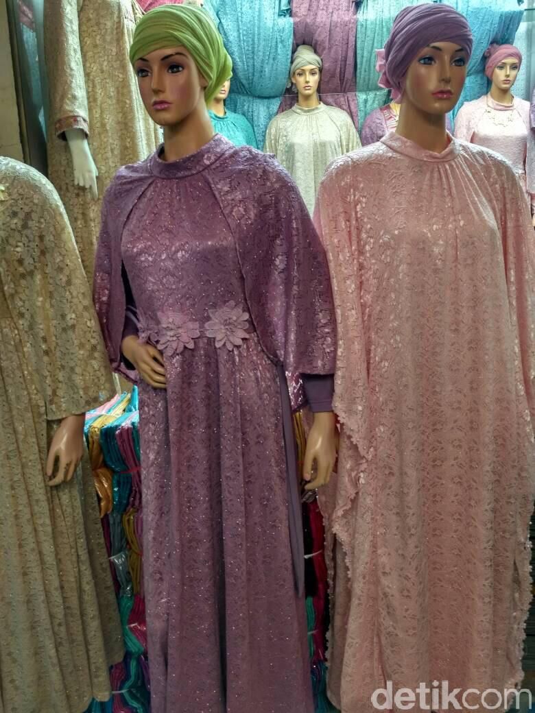 gamis brokat tren lebaran 2017