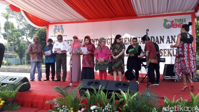 Menteri PPPA Hadiri Deklarasi Tolak Kekerasan Anak