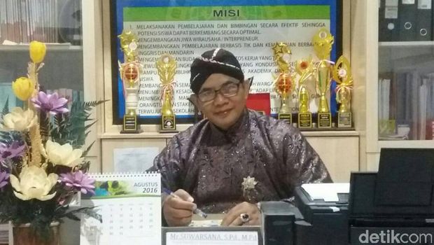 Kepala Sekolah Dasar Mutiara Persada, Bantul, Suwarsana