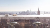 Apartemen ini menawarkan pemandangan lengkap kota New York, mulai dari Hudson ke East River, dari Bronx sampai Brooklyn hingga Central Park sampai ke Samudera Atlantik. Pool/Boredpanda.