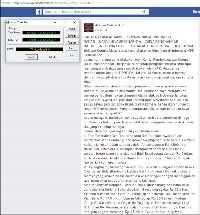 Screenshot dari akun Facebook pelaku hate speech 