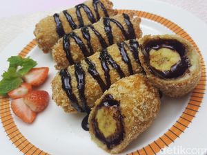 SARI ROTI Goreng Pisang Cokelat