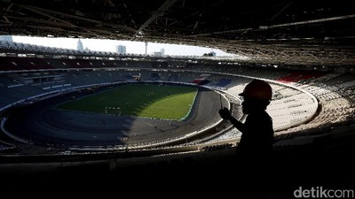 Renovasi Nyaris Capai 70%, Stadion GBK Tunjukkan Wajah Baru