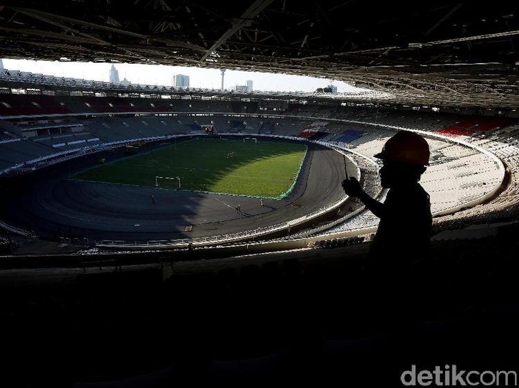 Renovasi Nyaris Capai 70%, Stadion GBK Tunjukkan Wajah Baru