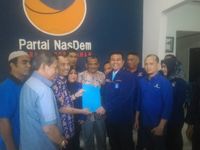 Bupati Siak Daftar Calon Gubernur Riau ke Partai NasDem