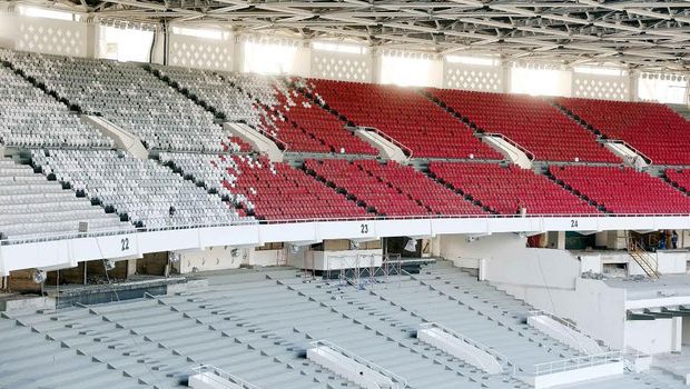 Stadion Utama Gelora Bung Karno Mulai Tunjukkan Wajah Barunya