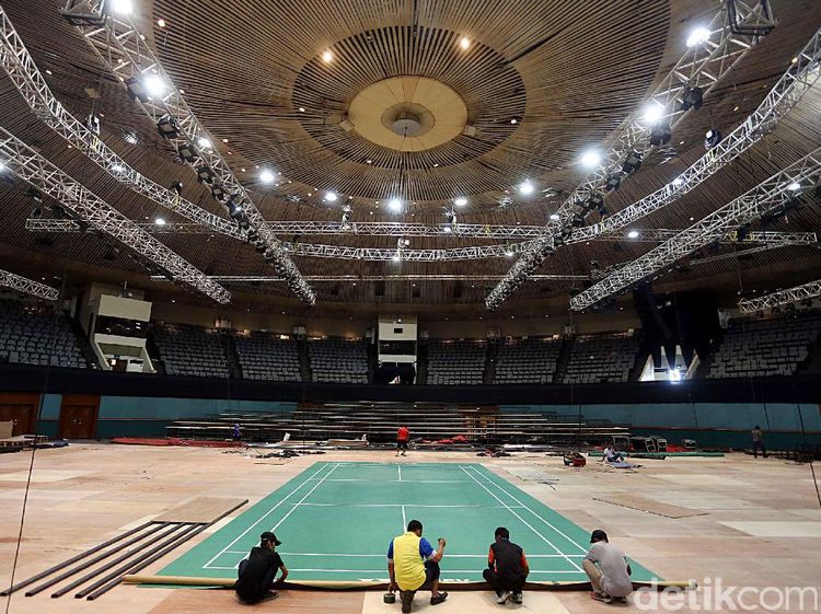 Jelang Indonesia Open 2017, Plenary Hall Terus Berbenah