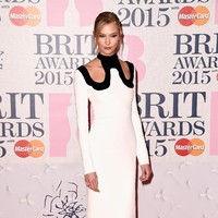 Karly Kloss attends the BRIT Awards 2015 at The O2 Arena on February 25, 2015 in London, England.  (Photo by Ian Gavan/Getty Images)