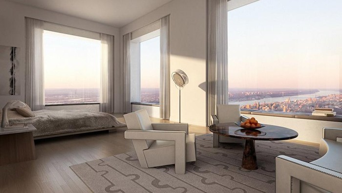 Sebuah menara kondominium yang berada di pusat kota Manhattan digadang menjadi apartemen mewah di New York.
