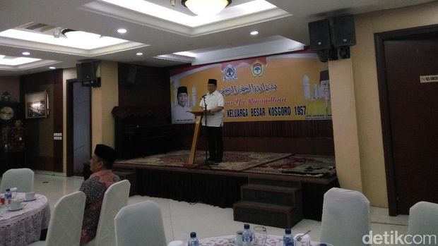 Buka bersama di kediaman Agung Laksono, Sabtu (10/6/2017)