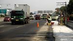 Pelebaran Jalan Tol Cikampek Jelang Mudik