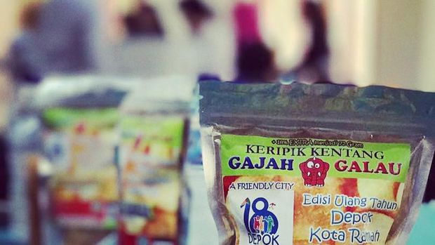 Keripik kentang Gajah Galau