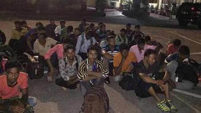 Polresta Pekanbaru Amankan 38 Warga Bangladesh