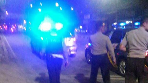 Nongkrong di Jalan Asia Afrika, Gerombolan Bermotor Dibubarkan Polisi