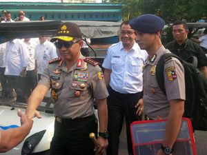Menhub dan Kapolri Cek Persiapan Arus Mudik di Pelabuhan Merak