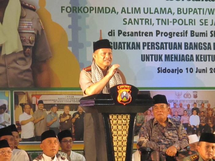 Safari Ramadan di Sidoarjo, Kapolri Ingatkan Jaga Keutuhan NKRI
