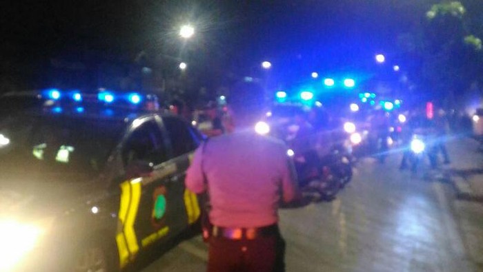 Nongkrong di Jalan Asia Afrika, Gerombolan Bermotor Dibubarkan Polisi