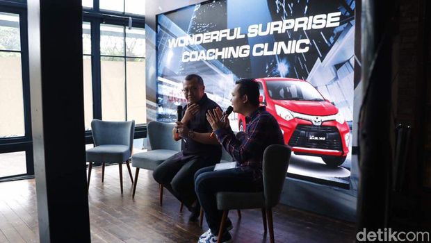 PR Manager PT Toyota-Astra Motor Rouli H Sijabat di Coaching Clinic detikOto