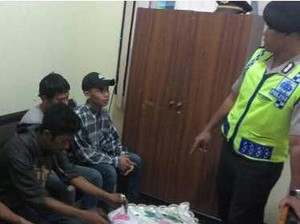 Polresta Pekanbaru Gelar Razia Preman, 5 Orang Diamankan