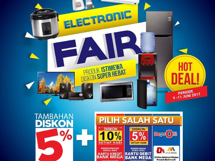 Dapatkan Harga Spesial Mixer hingga Blender di Transmart 