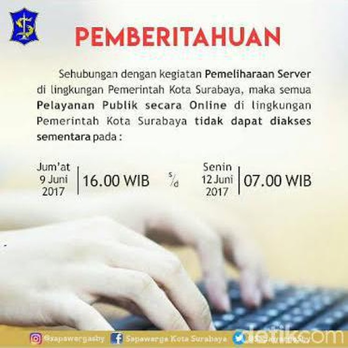 Risma Minta Maaf, Layanan Publik Online Off 3 Hari