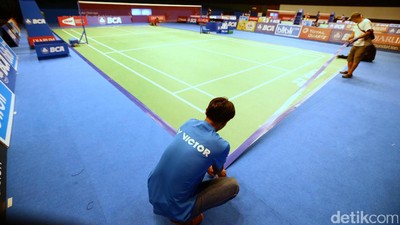 Melihat Persiapan Indonesia Open di JCC