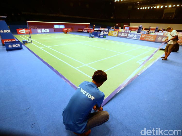 Melihat Persiapan Indonesia Open di JCC